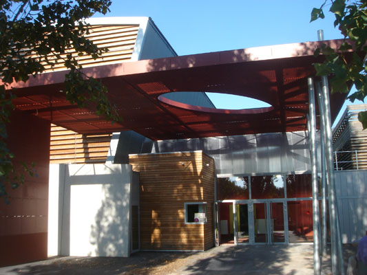 Extension du gymnase Lespiat à Melun - Goudenege Architecte